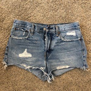 Like New Levi's High Rise Wedgie Shorts